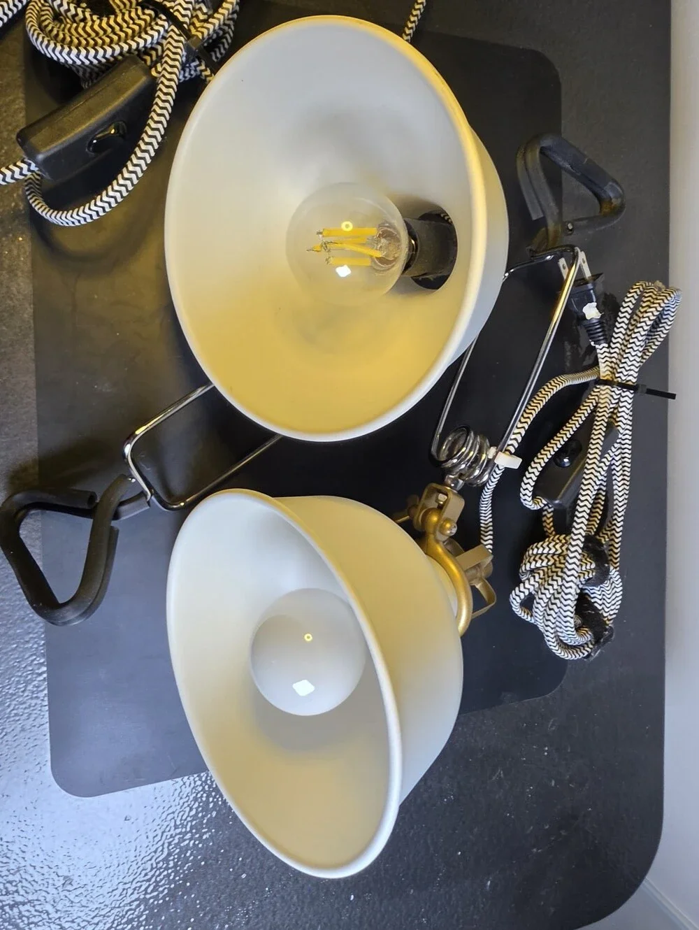 Ikea Ranarp Wall/Clamp Spotlight Pair